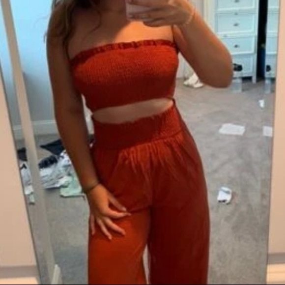 2 piece crop top pants set - Picture 7 of 14